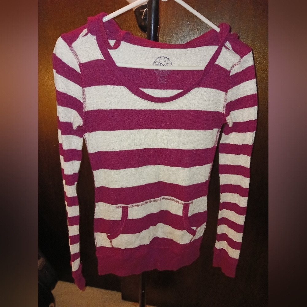 Striped Long Sleeve Sweatshirt